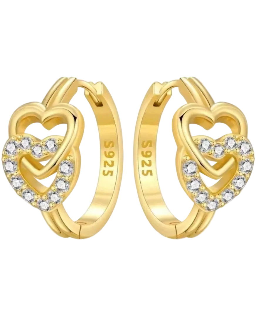 RITU - Double Heart Hoops