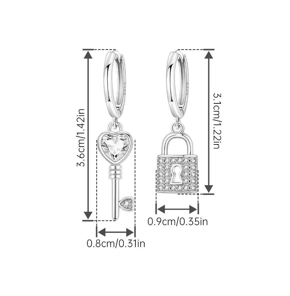 JADE - Lock & Key Hoop