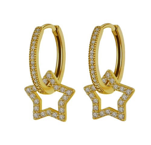 CASSIE - Power Star Hoops