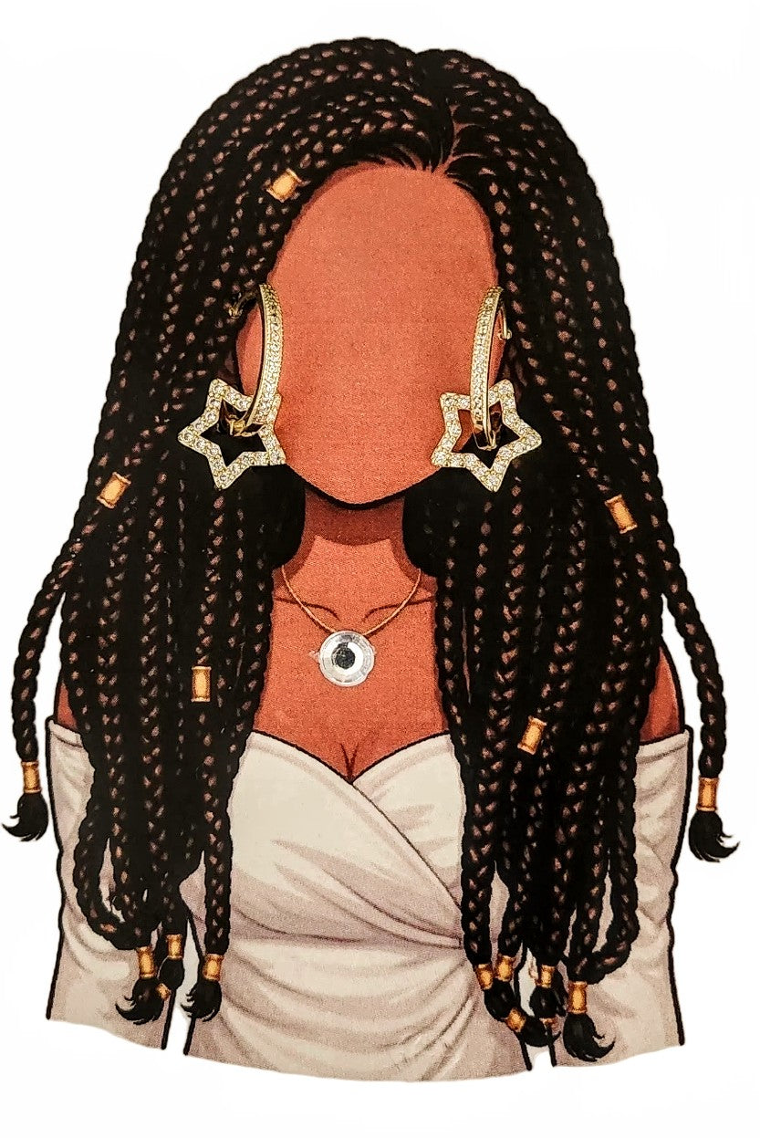 CASSIE - Power Star Hoops