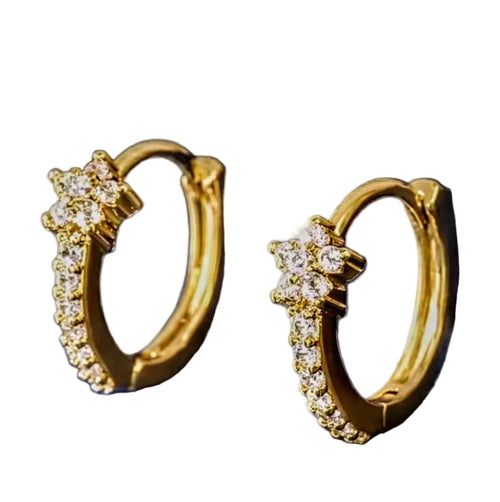 CASSIE -  Golden Starlette Hoop